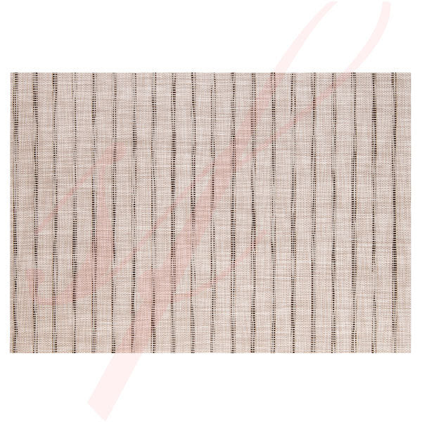 High End Stripe Grey Placemats - 12/cs - $1.83/piece