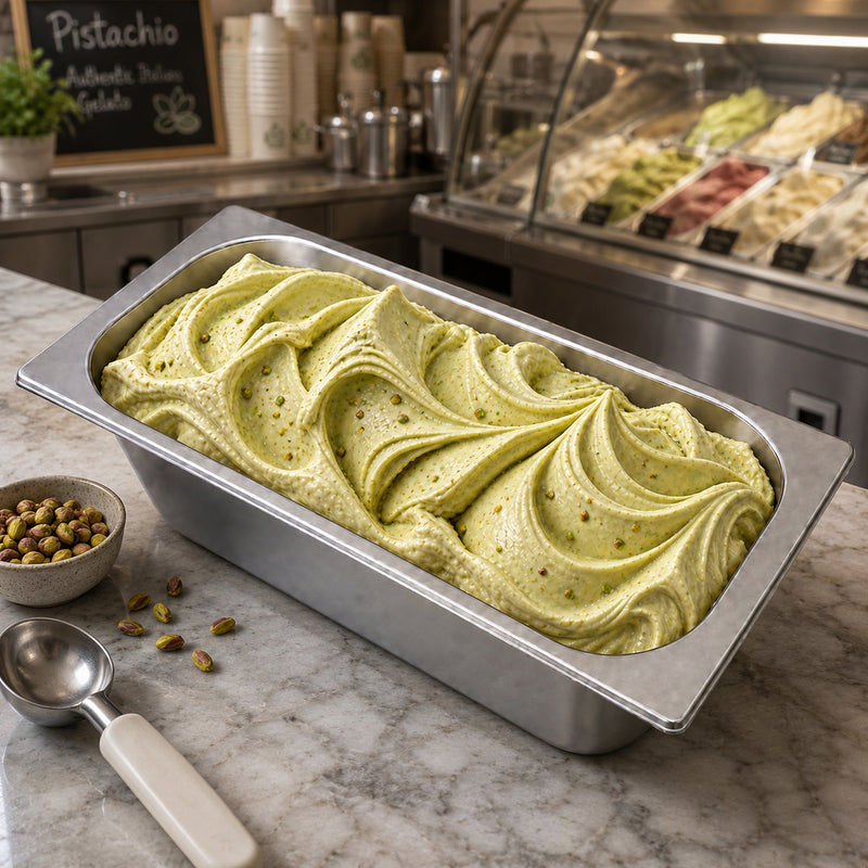 5 Liter Gray Gelato Pan - 100/Case