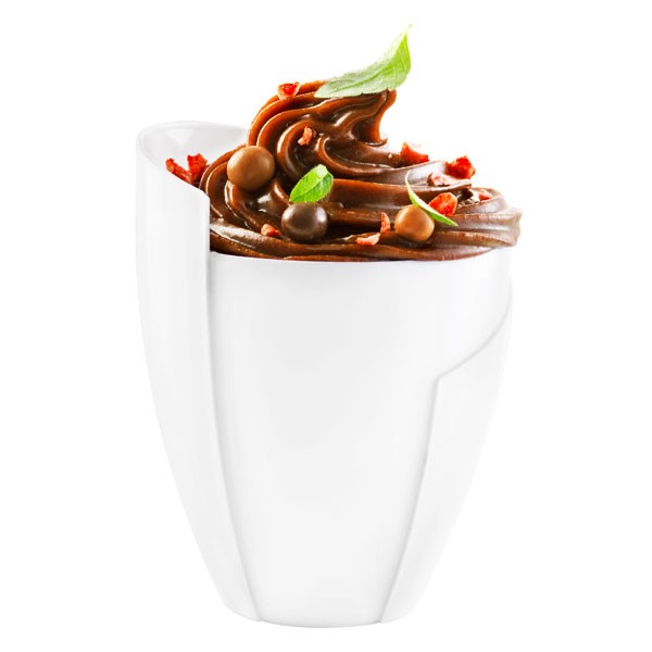 6 oz Kalei White Recyclable Mini Plastic Cup - 100/Case