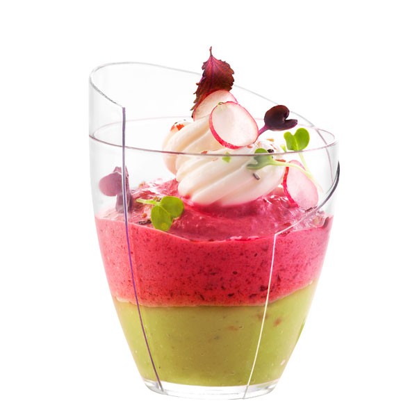 6 oz Kalei Clear Recyclable Mini Plastic Cup - 100/Case