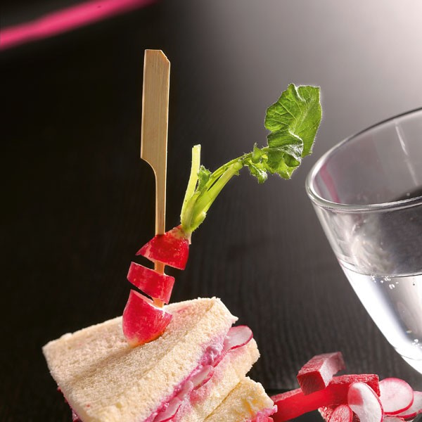 Natural Bamboo Paddle Food Pick 7 in. 2000/Case