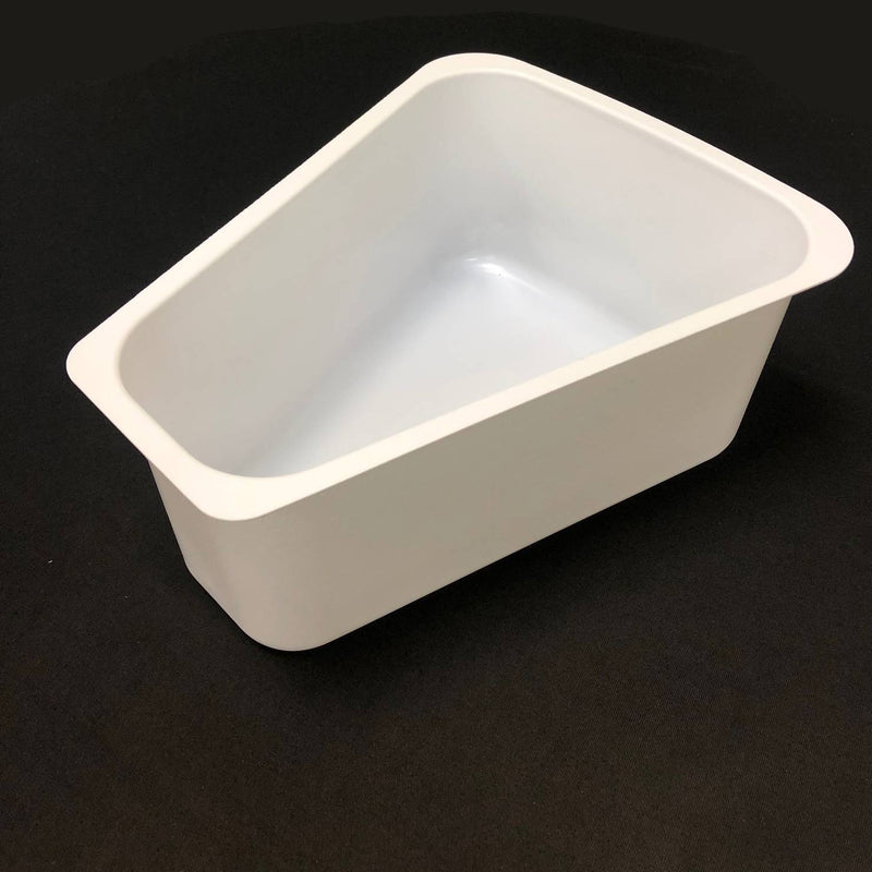 4 liters Tonda Triangle Gelato Pan - 100/Case