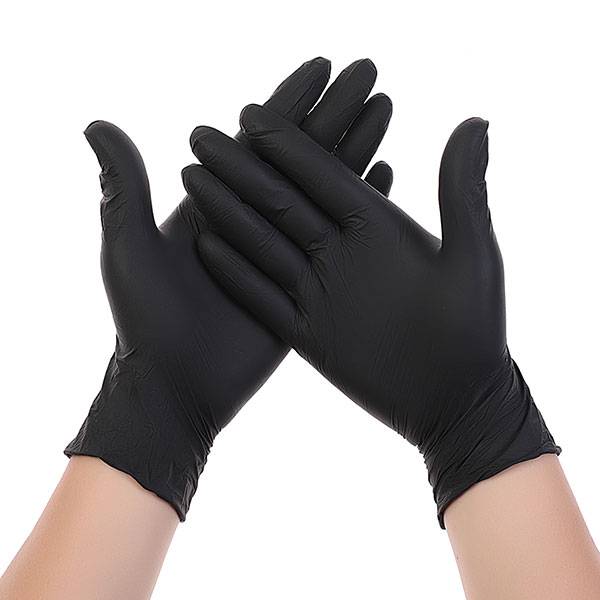Black Nitrile Disposable Glove