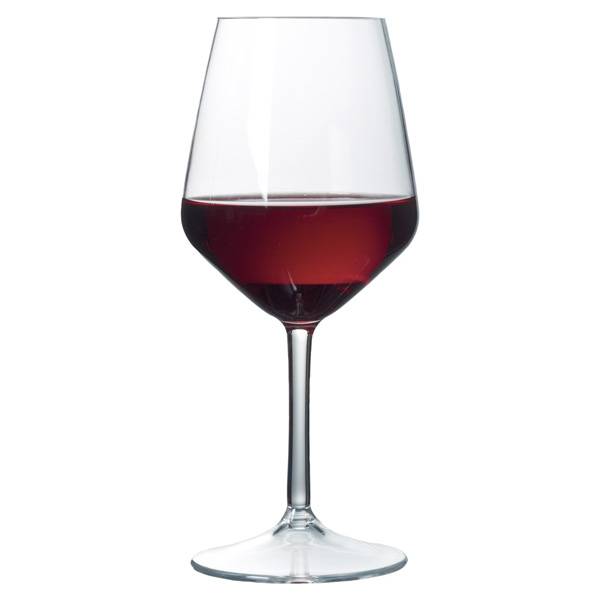 Unbreakable Plastic Red Wine Glass 13.5 oz. - 12/Case