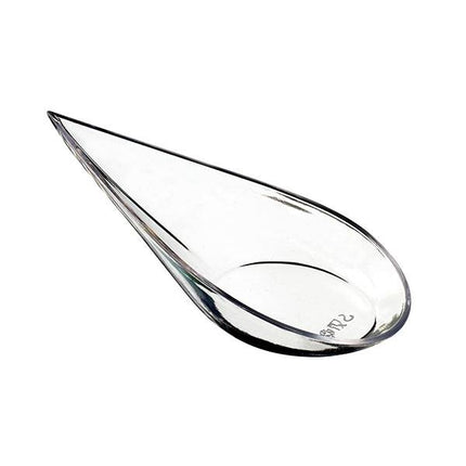 Clear Plastic Teardrop Tasting Spoon - 200/Case