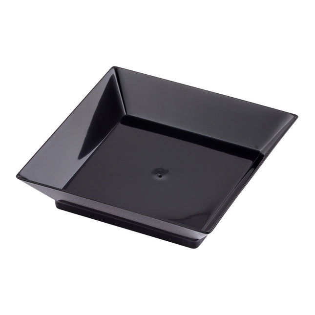Mini Plastic Plate Black 2.5 in. 200/Case