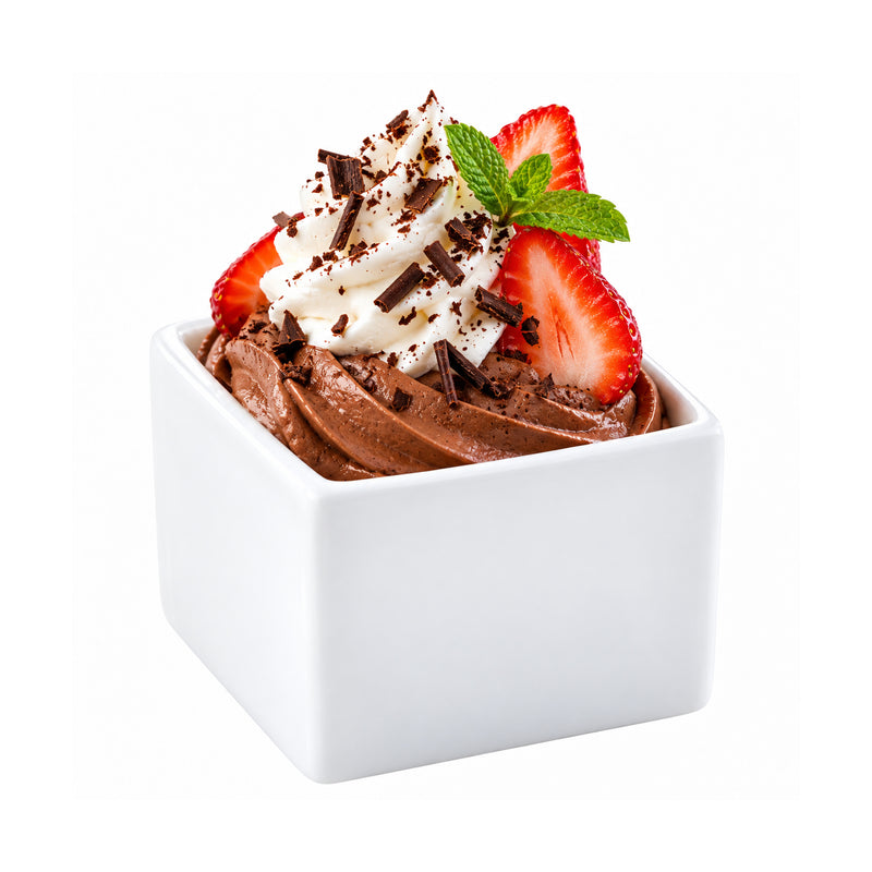 Porcelain Miniature Cube 1 oz. - 6/Case
