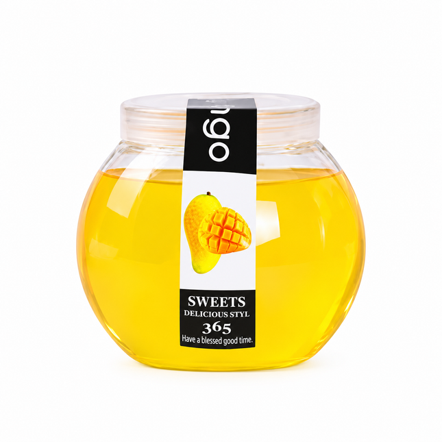 3 Oz. Plastic Dessert Jar with Lid - 200/Case