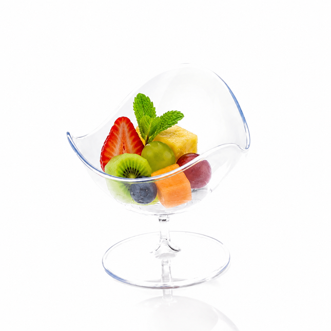 Ball Chair Mini Plastic Cup Clear - 100/Case