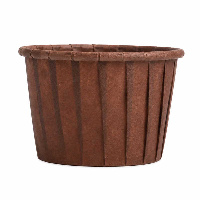 Brown Paper Cupcake Baking Cup 2.5" x 1.5" - 100/Case