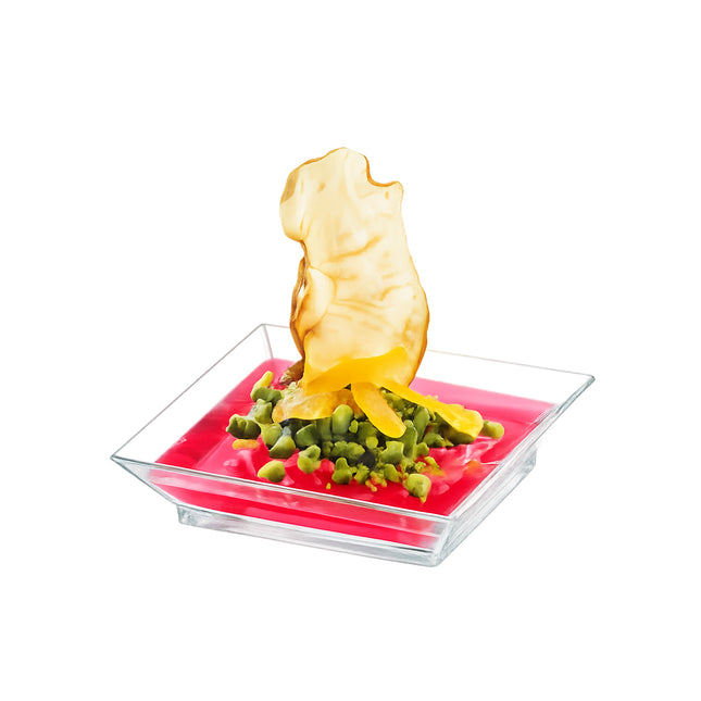 Mini Plastic Plate Clear 2.5 in. 1200/Case