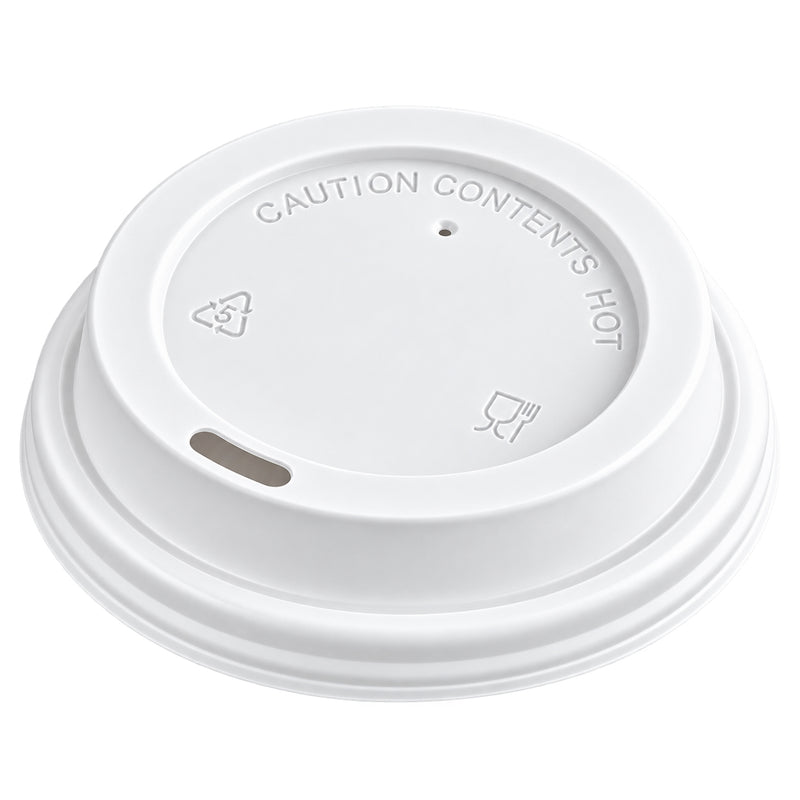 4 oz. White Hot Paper Cup Lid - 1000/Case