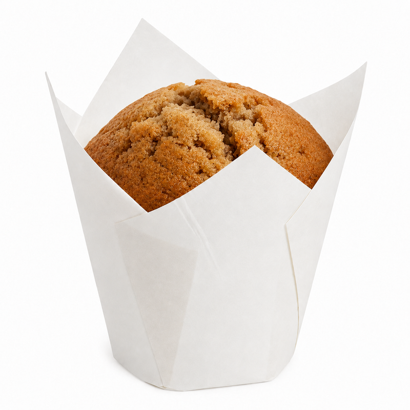 White Tulip Baking Cup 2" x 3.15" - 4000/Case