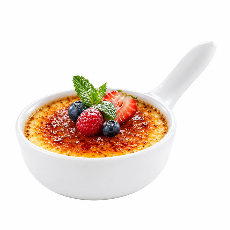 2 oz. Porcelain Mini Sauce Pan - Pack of 6