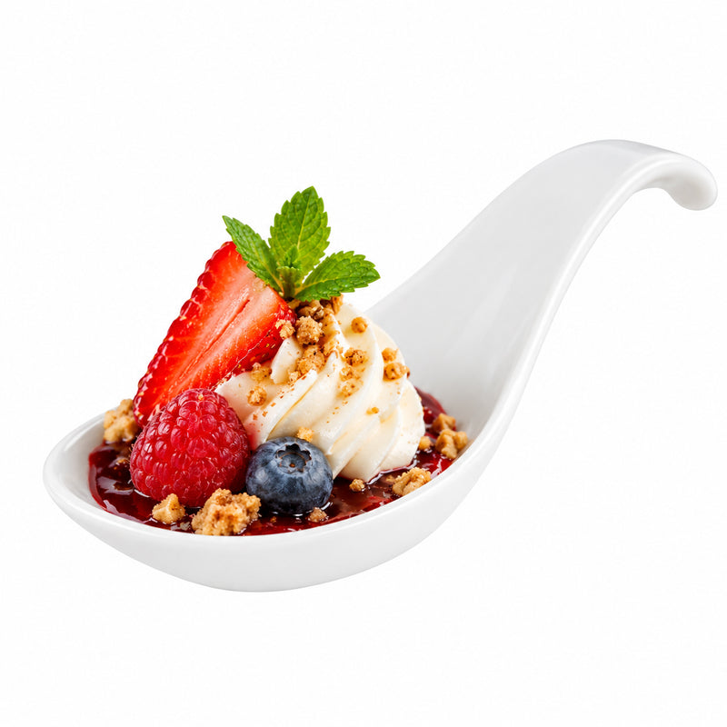 Porcelain Spoon 1.5 oz. White - Pack of 6