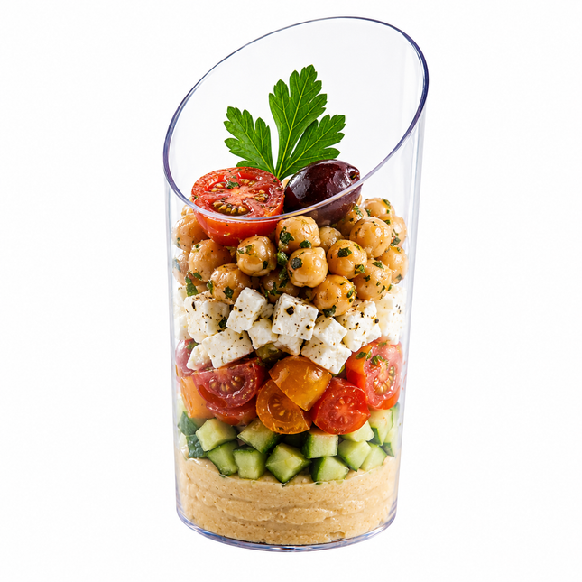 2.7 oz. Truncated Clear Plastic Cup - 100/Case