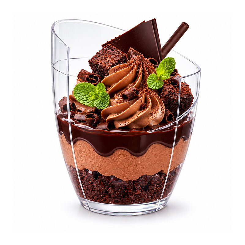 2 oz Kalei Clear Dessert Plastic Cup - 100/Case