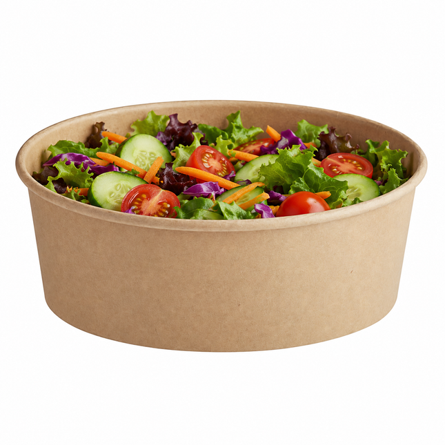 Round Kraft Take-Out Container 44 oz. 300/Case