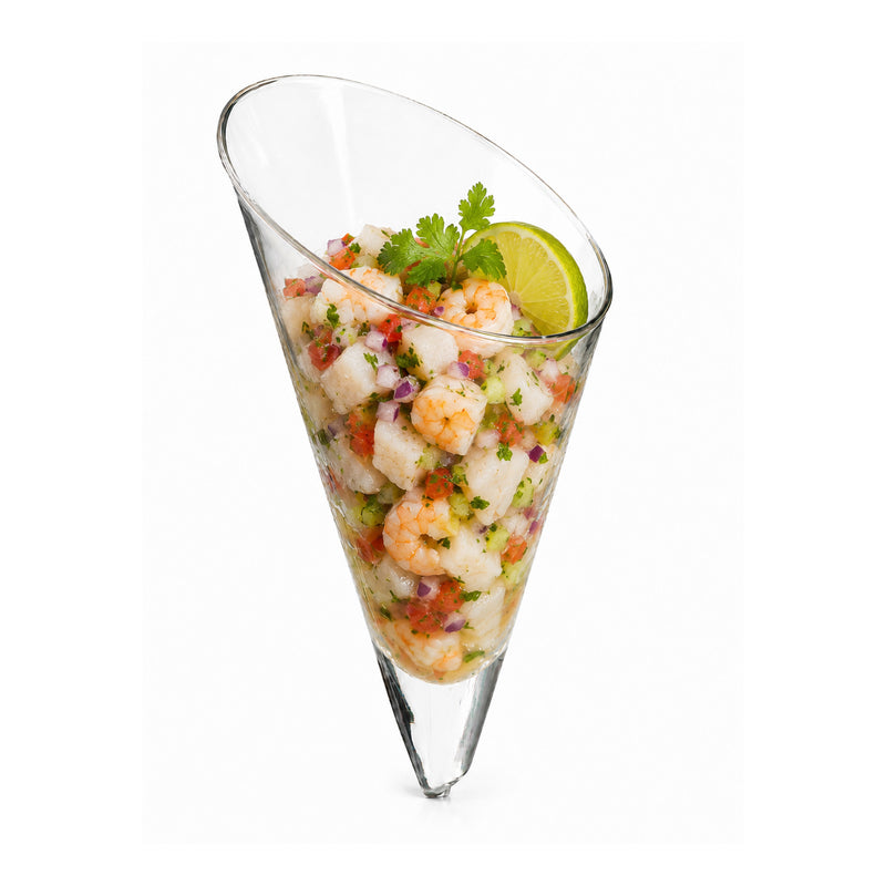 1.5 oz. Clear Tasting Plastic Cone - 200/Case