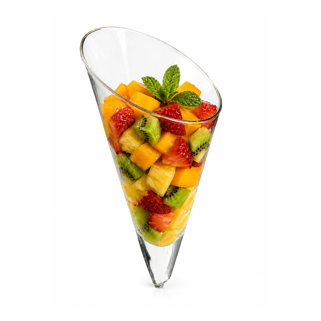 1.5 oz. Clear Tasting Plastic Cone - 200/Case