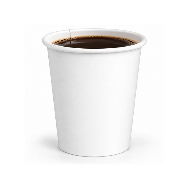 4 oz. White Paper Coffee Cup - 1000/case