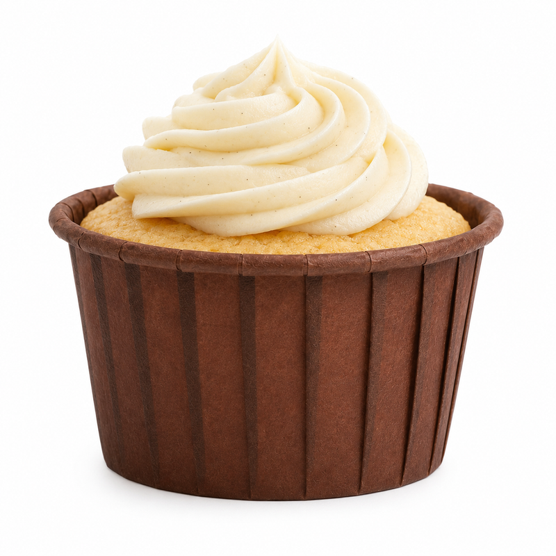 Brown Paper Cupcake Baking Cup 2.5" x 1.5" - 100/Case