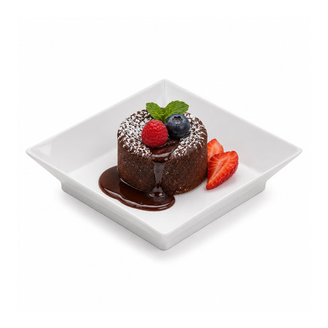 Mini Plastic Plate White 2.5 in. 200/Case